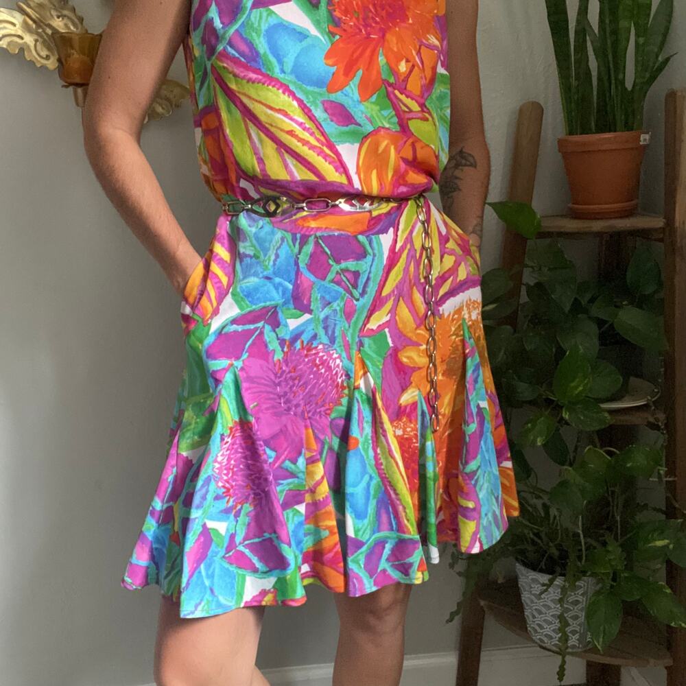 Colorful Ralph Lauren Mini Dress - Picture 3 of 7